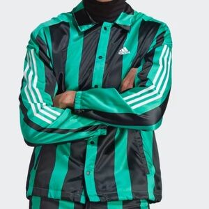 NWT ✨Adidas SATIN JACKET - M